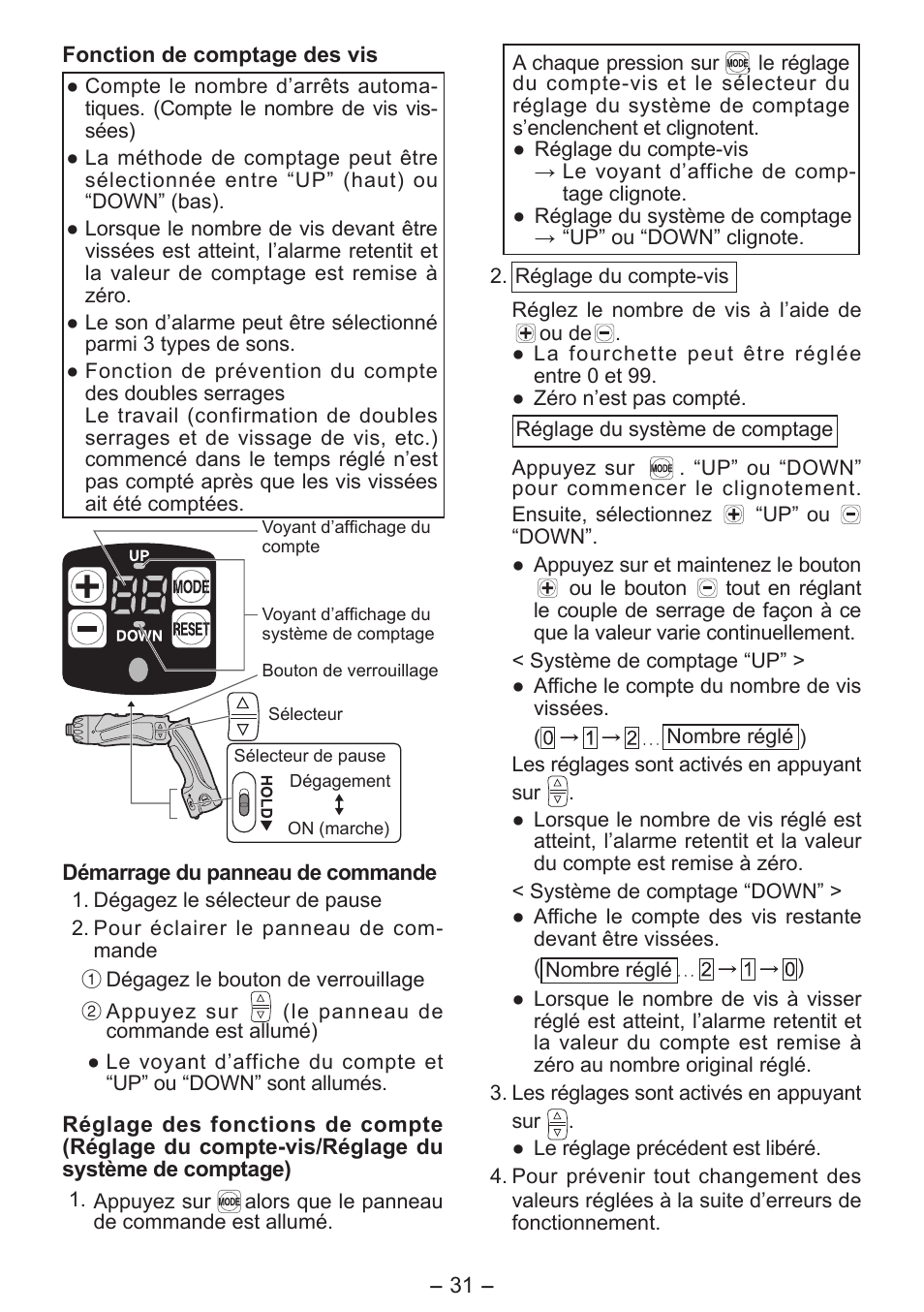 Panasonic EY7411 User Manual | Page 31 / 140