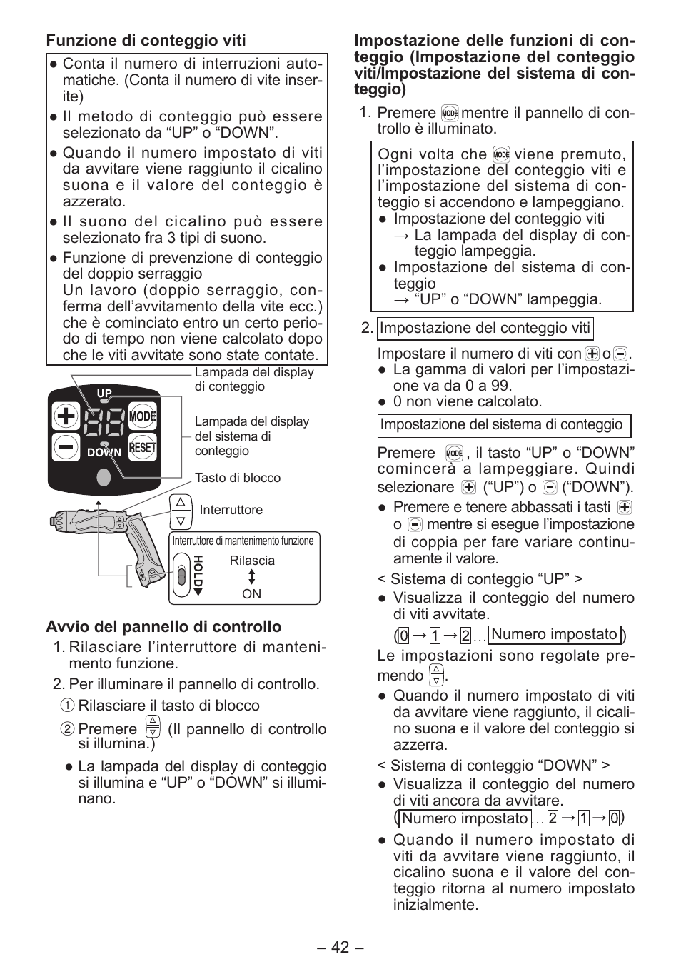 Panasonic EY7411 User Manual | Page 42 / 140