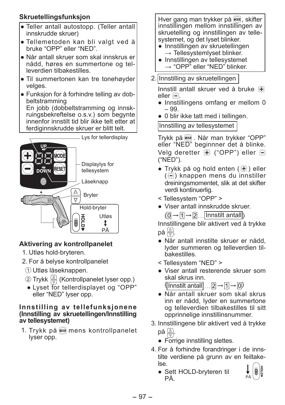 Panasonic EY7411 User Manual | Page 97 / 140