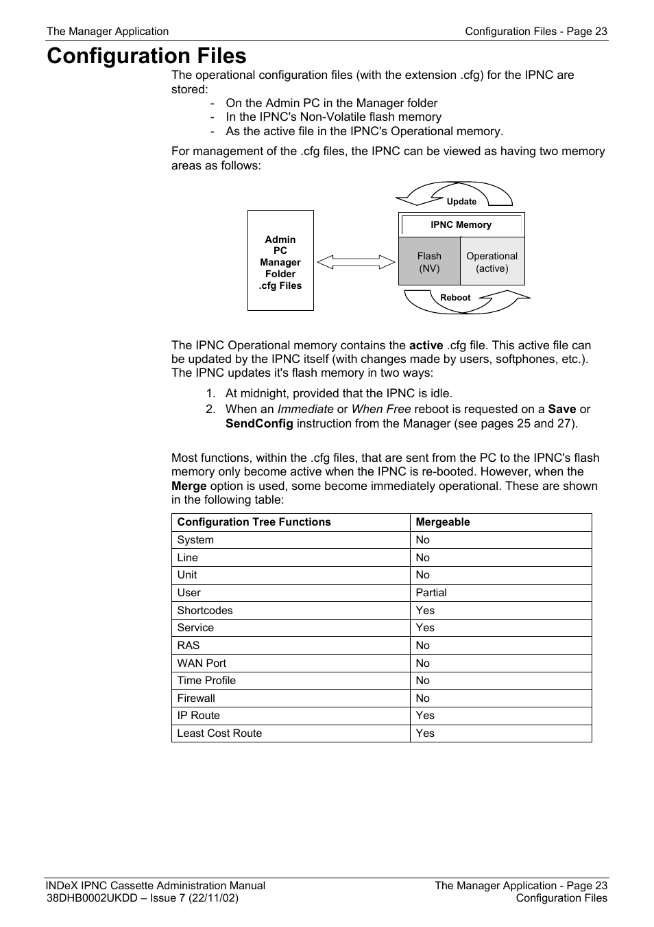 Configuration files | Avaya 38DHB0002UKDD User Manual | Page 23 / 144