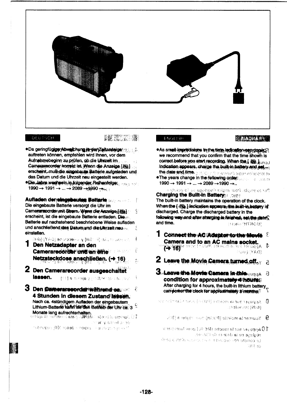 Aufmen dwfvlrgfkairtfp pattwi, Is v: ^ 4 kunden in diesem zustand'aün | Panasonic NVDS1EG User Manual | Page 128 / 180