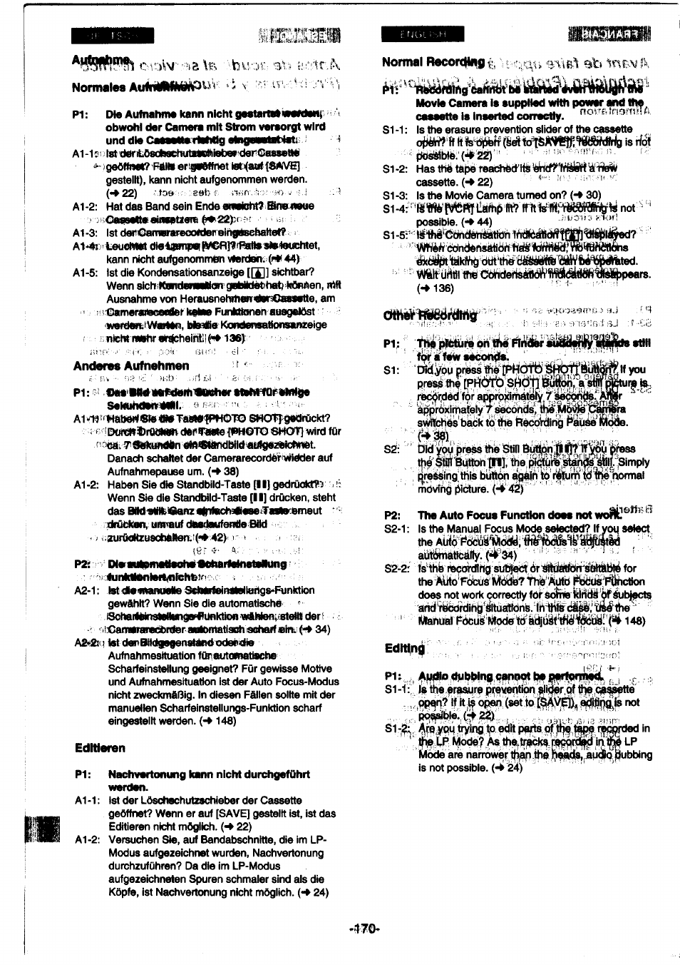 Editing, Dmbping psfippt m» piftfoit | Panasonic NVDS1EG User Manual | Page 170 / 180
