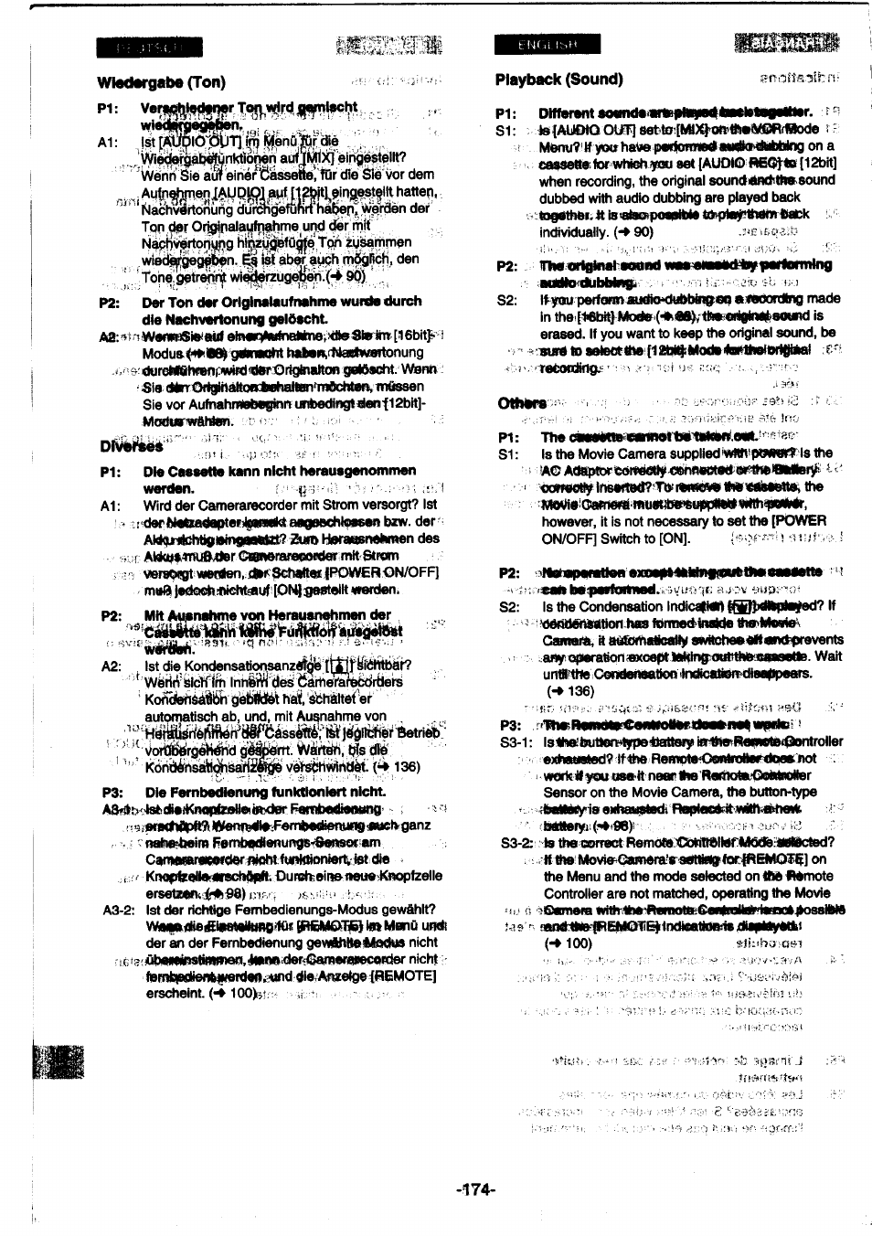 Mmmm, Ied^bi№dssabfi^jdgn№et^ri, Koridbnsemi^sad^i^ v<äis^wif)du (4> 1 | Playback (sound), Ilsk | Panasonic NVDS1EG User Manual | Page 174 / 180