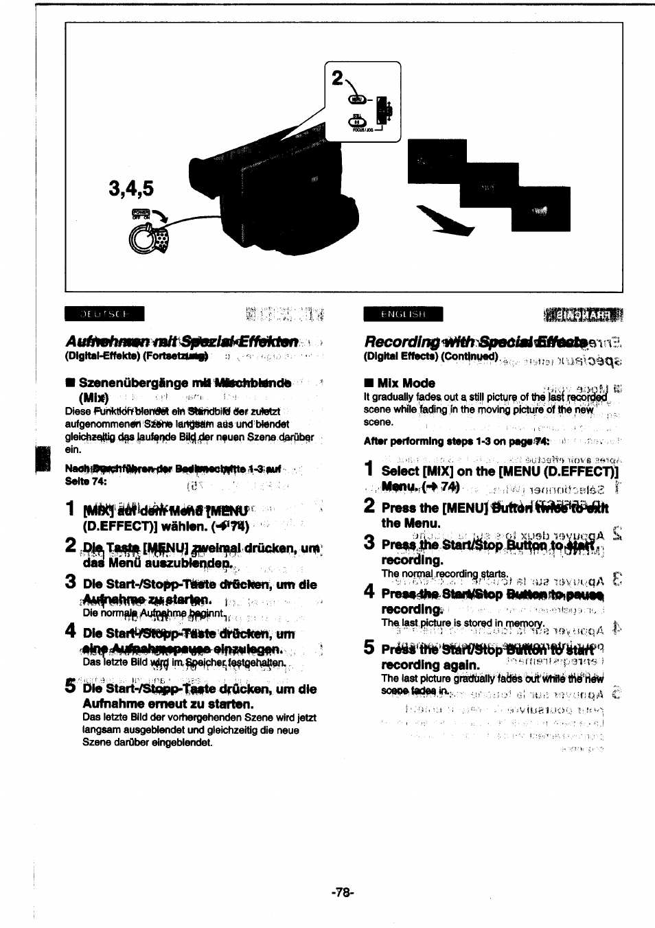 2 drücken, I#m|nclnlp!'zweterifif). to | Panasonic NVDS1EG User Manual | Page 78 / 180