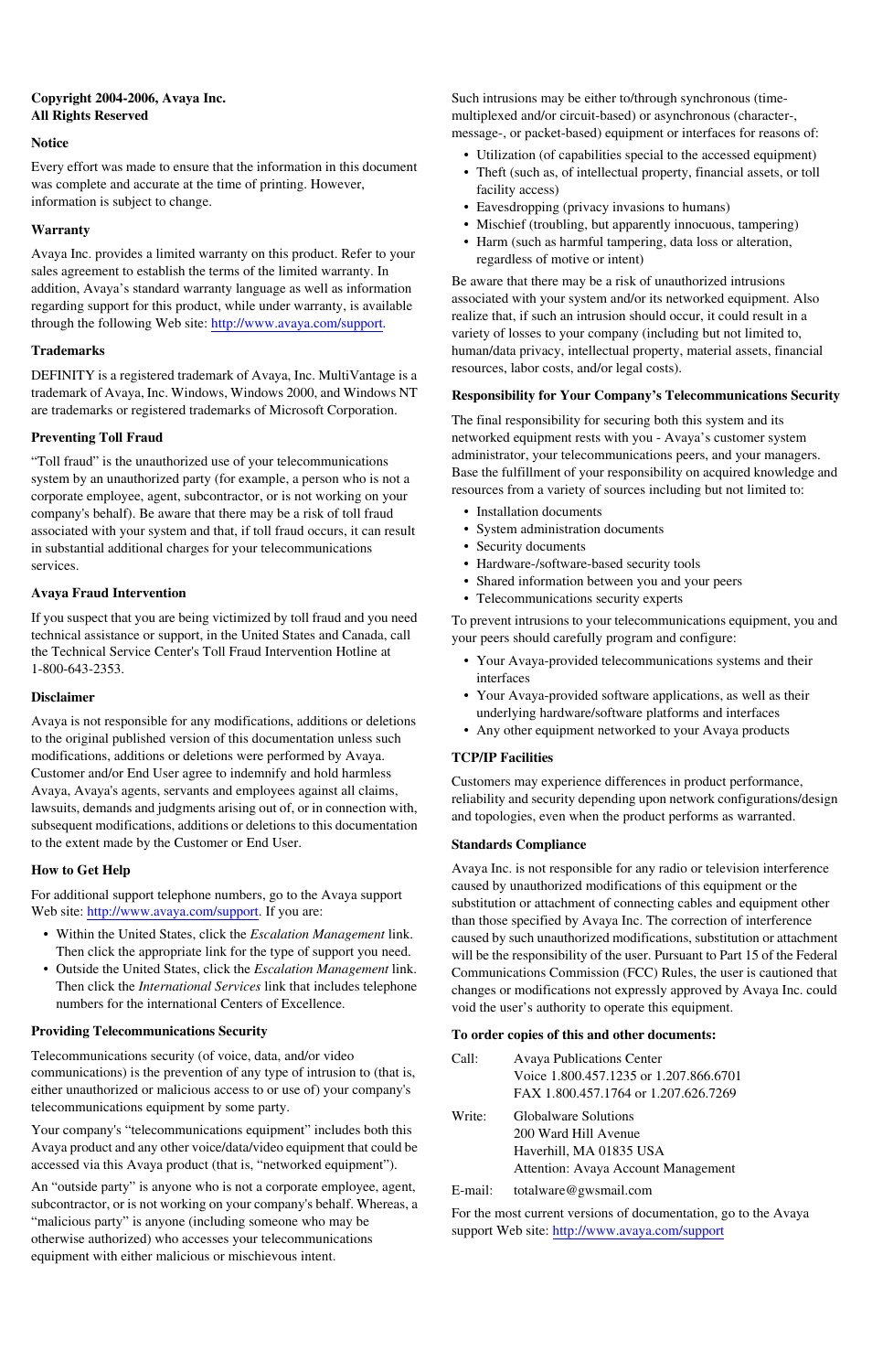 Avaya 16-300272 User Manual | Page 2 / 82