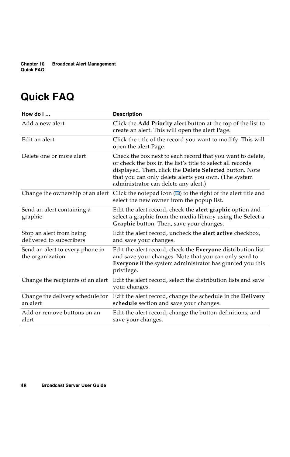 Quick faq | Avaya 16-300272 User Manual | Page 56 / 82