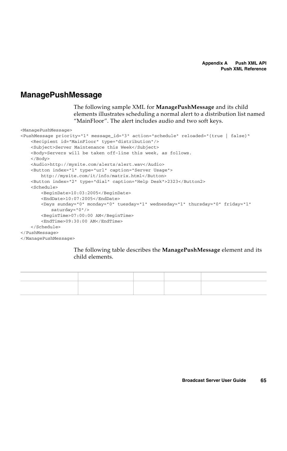 Managepushmessage | Avaya 16-300272 User Manual | Page 73 / 82