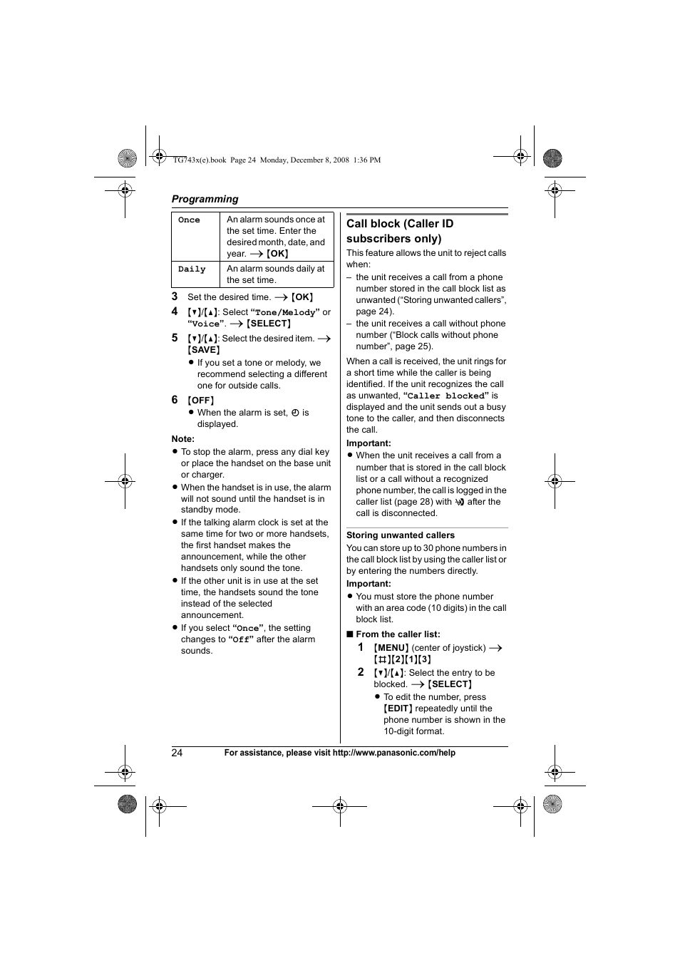 Ep 6 | Panasonic KXTG7431 User Manual | Page 24 / 60