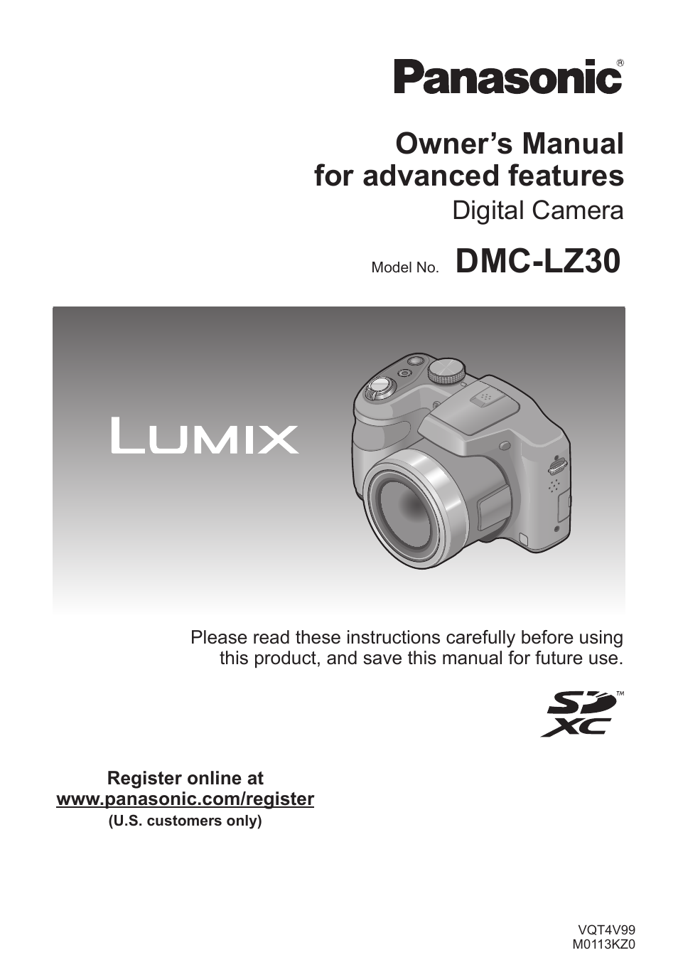 Panasonic DMC-LZ30K User Manual | 128 pages