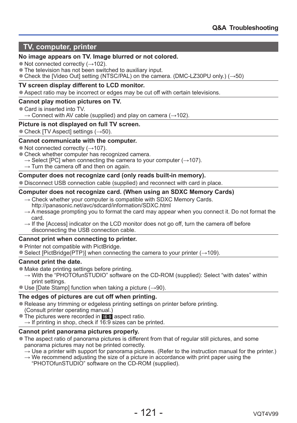 Panasonic DMC-LZ30K User Manual | Page 121 / 128