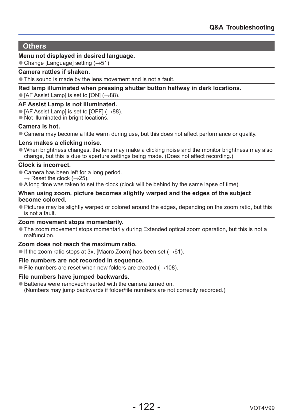 Panasonic DMC-LZ30K User Manual | Page 122 / 128