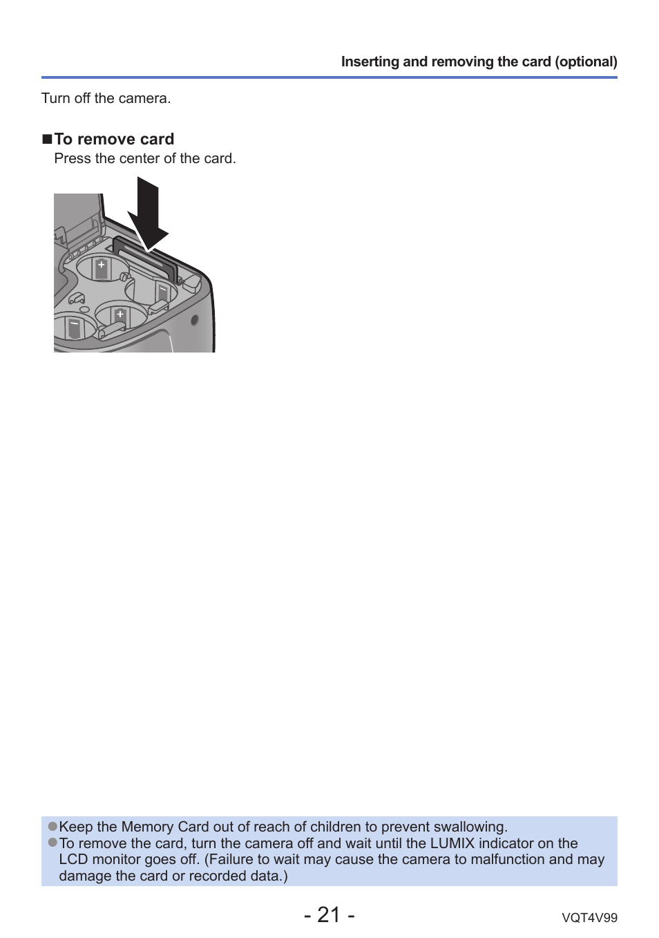 Panasonic DMC-LZ30K User Manual | Page 21 / 128