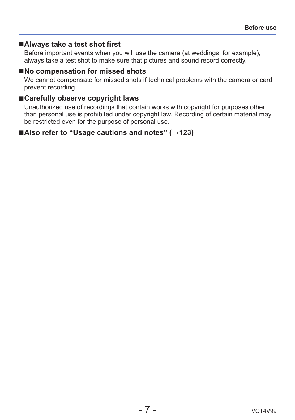 Panasonic DMC-LZ30K User Manual | Page 7 / 128