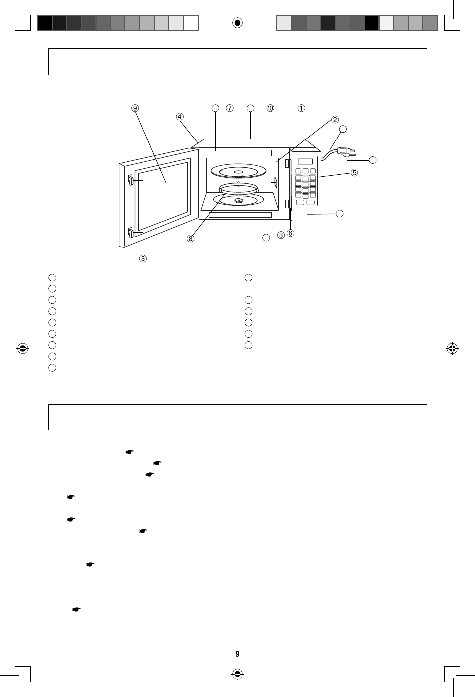 Oven components diagram, Control panel, Oven components diagram control panel | Panasonic NN-SN643S User Manual | Page 11 / 32