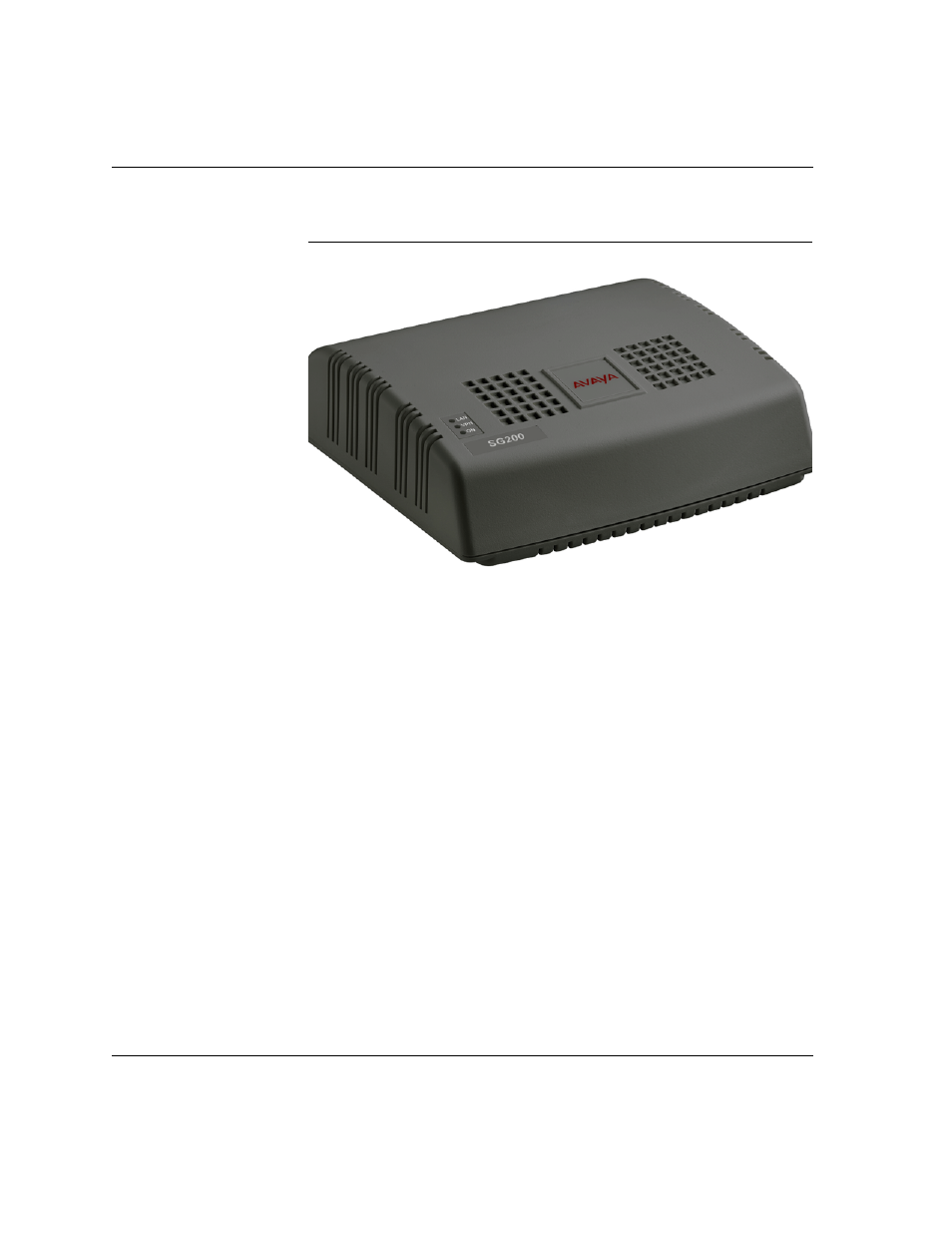 Security | Avaya Security Gateway SG200 User Manual | Page 10 / 34