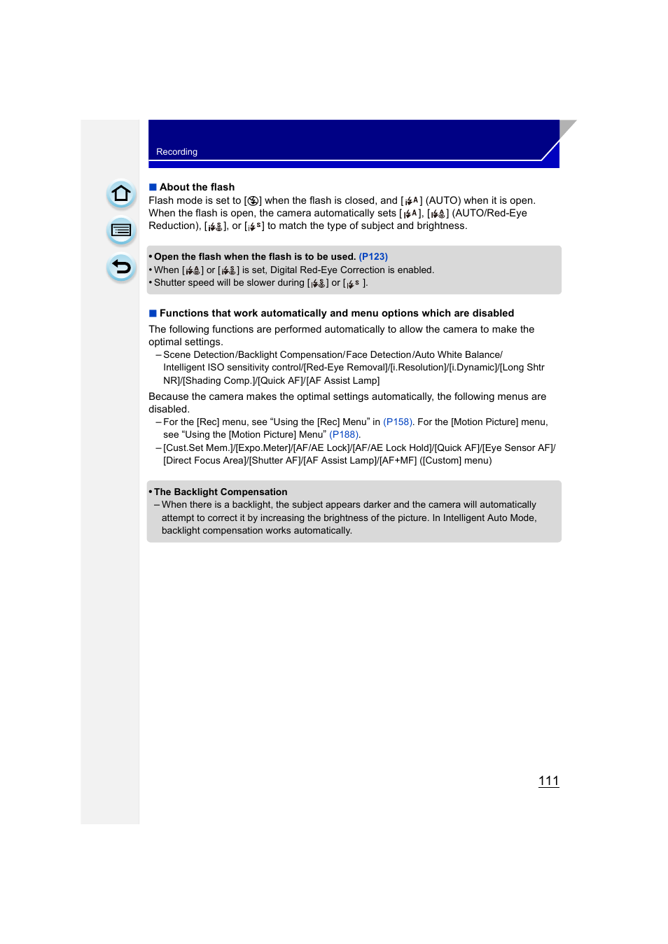 Panasonic DMC-GH3KBODY User Manual | Page 111 / 319