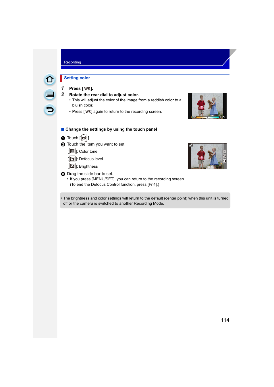 Panasonic DMC-GH3KBODY User Manual | Page 114 / 319