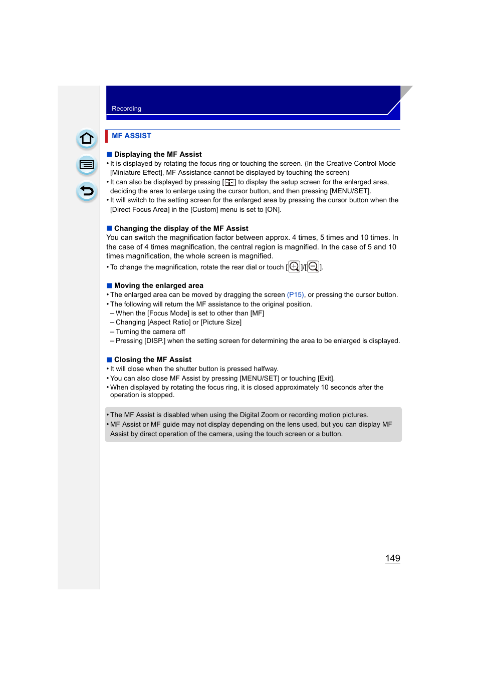 Panasonic DMC-GH3KBODY User Manual | Page 149 / 319
