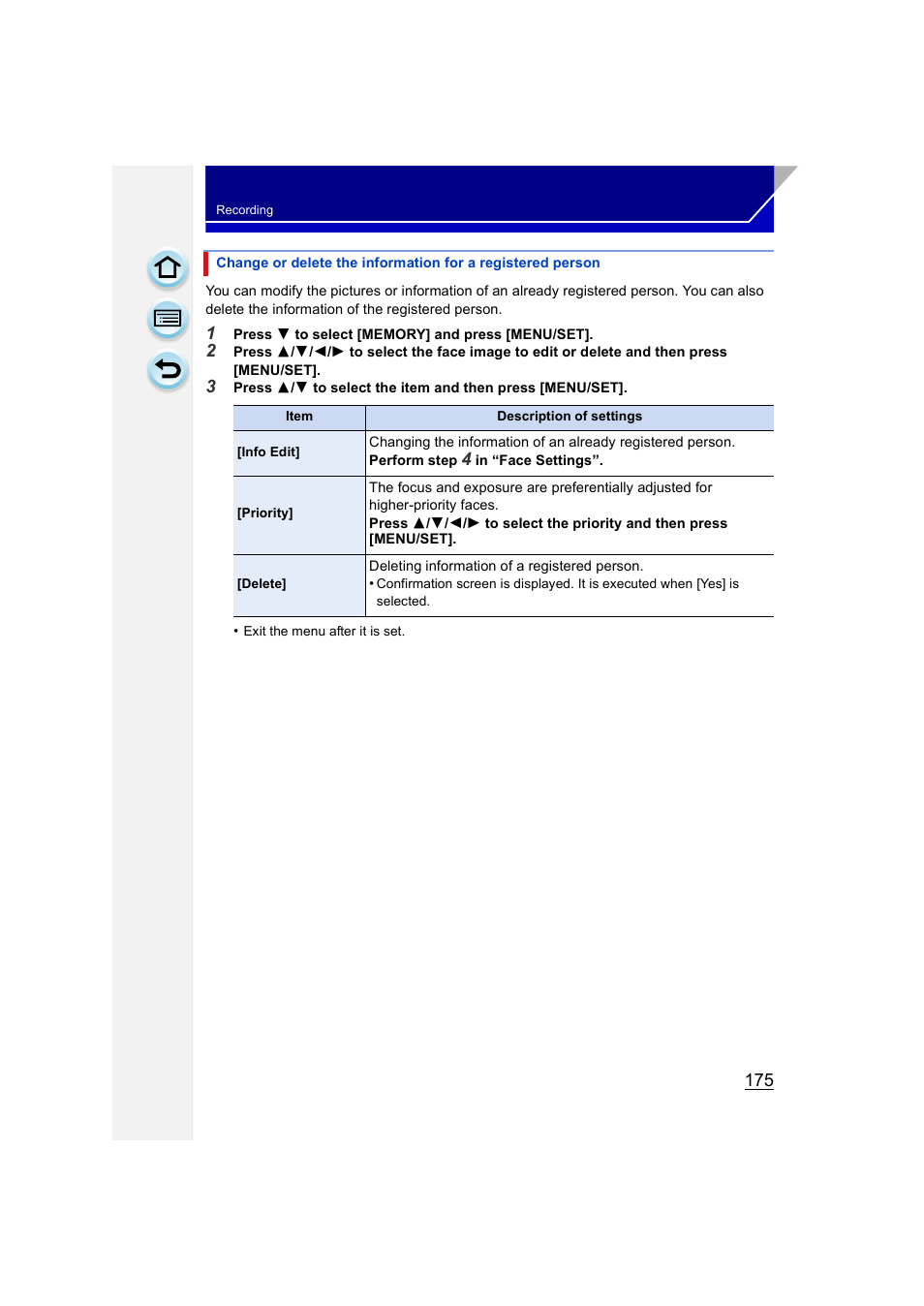 P175) | Panasonic DMC-GH3KBODY User Manual | Page 175 / 319