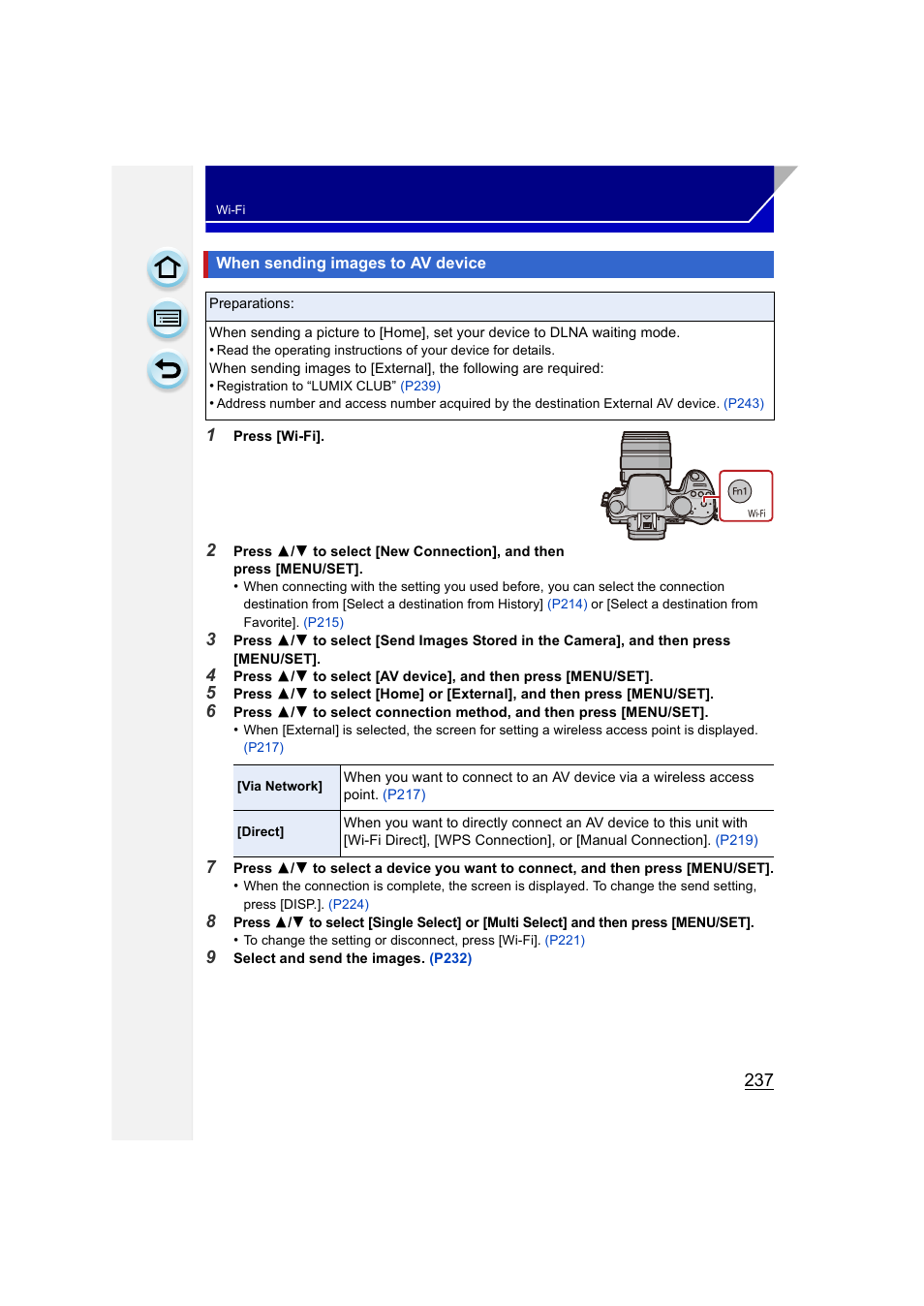 When sending images to av device | Panasonic DMC-GH3KBODY User Manual | Page 237 / 319