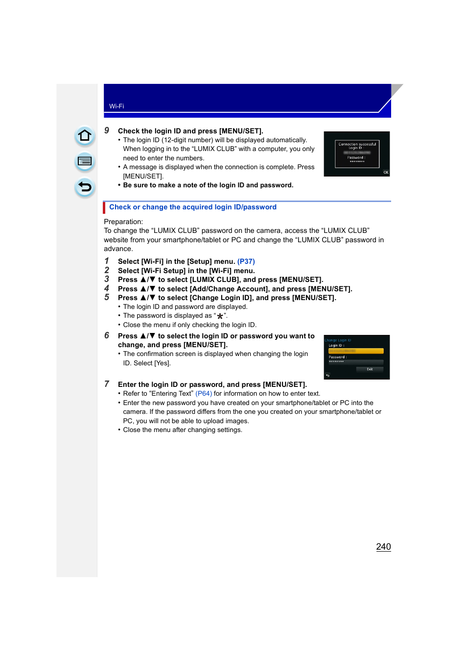 Panasonic DMC-GH3KBODY User Manual | Page 240 / 319