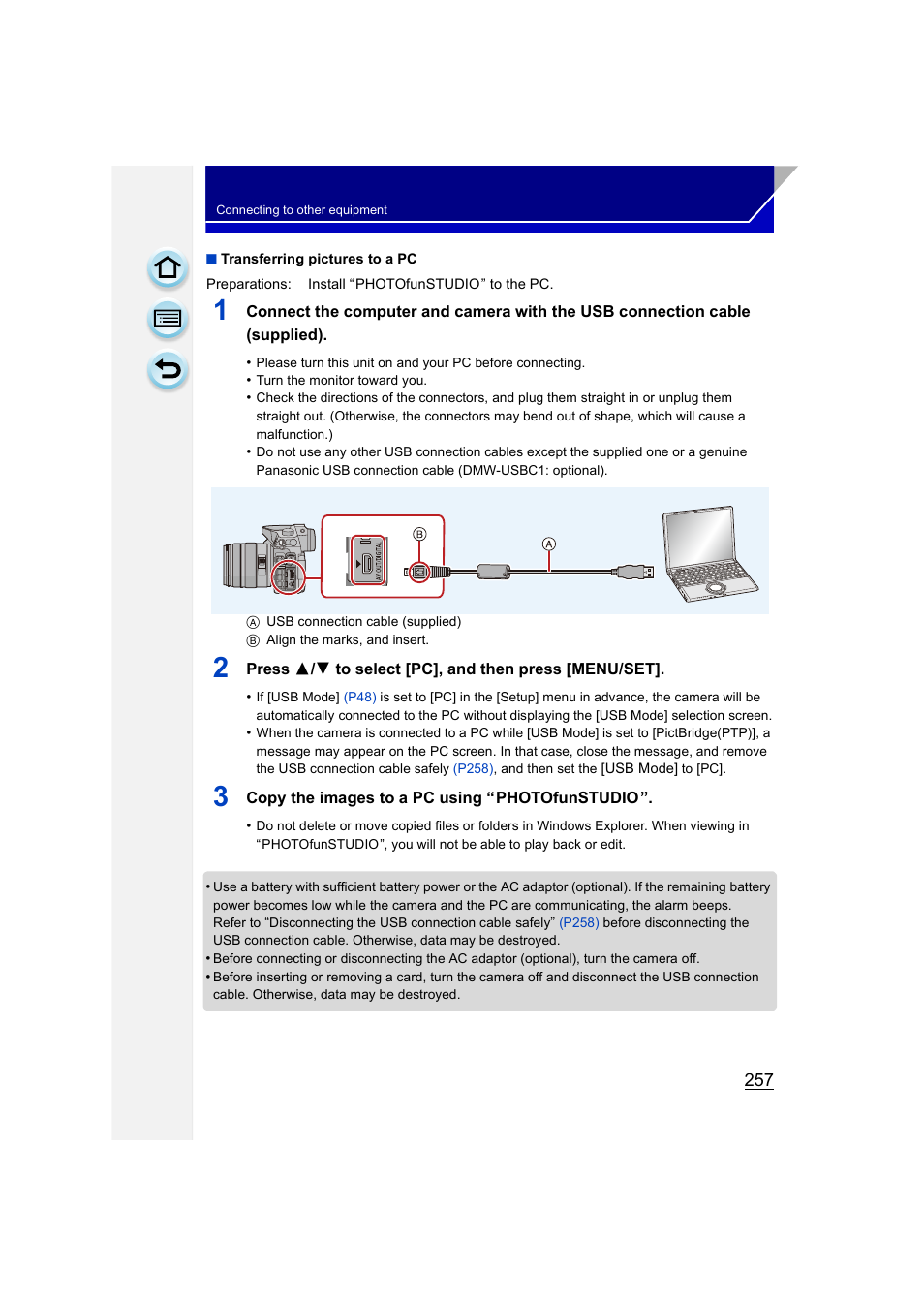 Panasonic DMC-GH3KBODY User Manual | Page 257 / 319