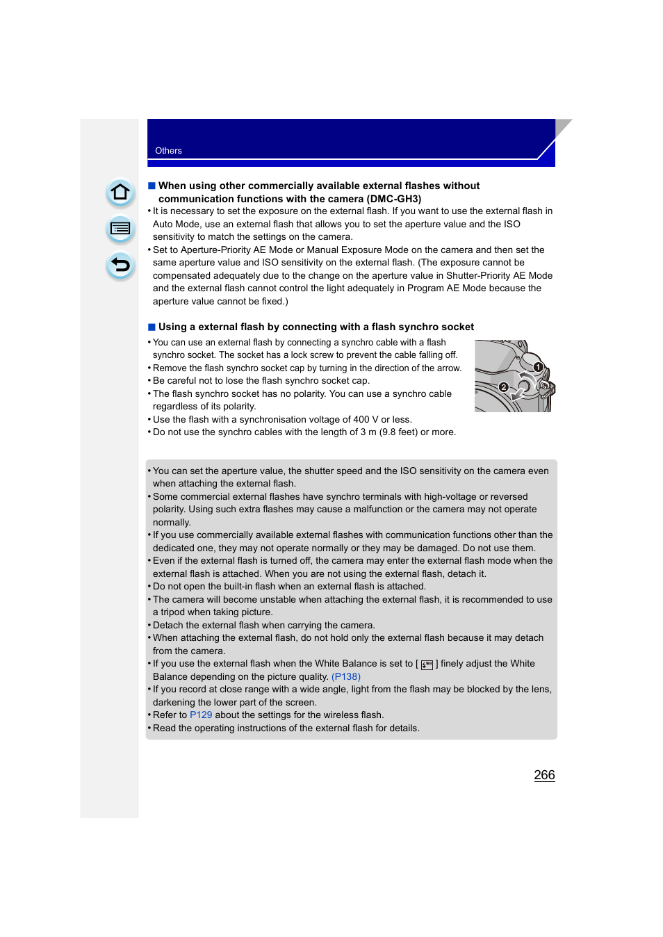 P266) | Panasonic DMC-GH3KBODY User Manual | Page 266 / 319