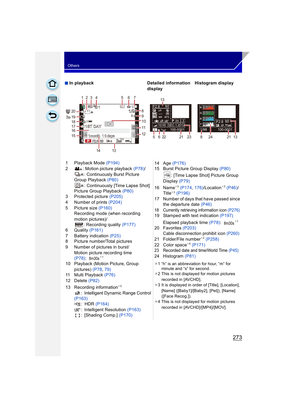 P273) | Panasonic DMC-GH3KBODY User Manual | Page 273 / 319