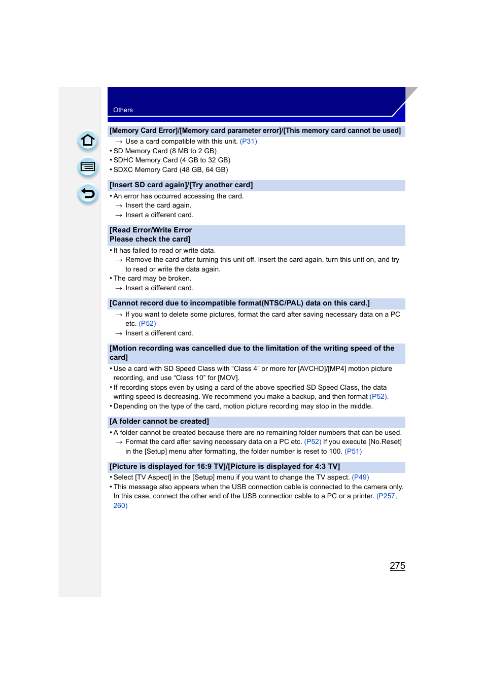 Panasonic DMC-GH3KBODY User Manual | Page 275 / 319