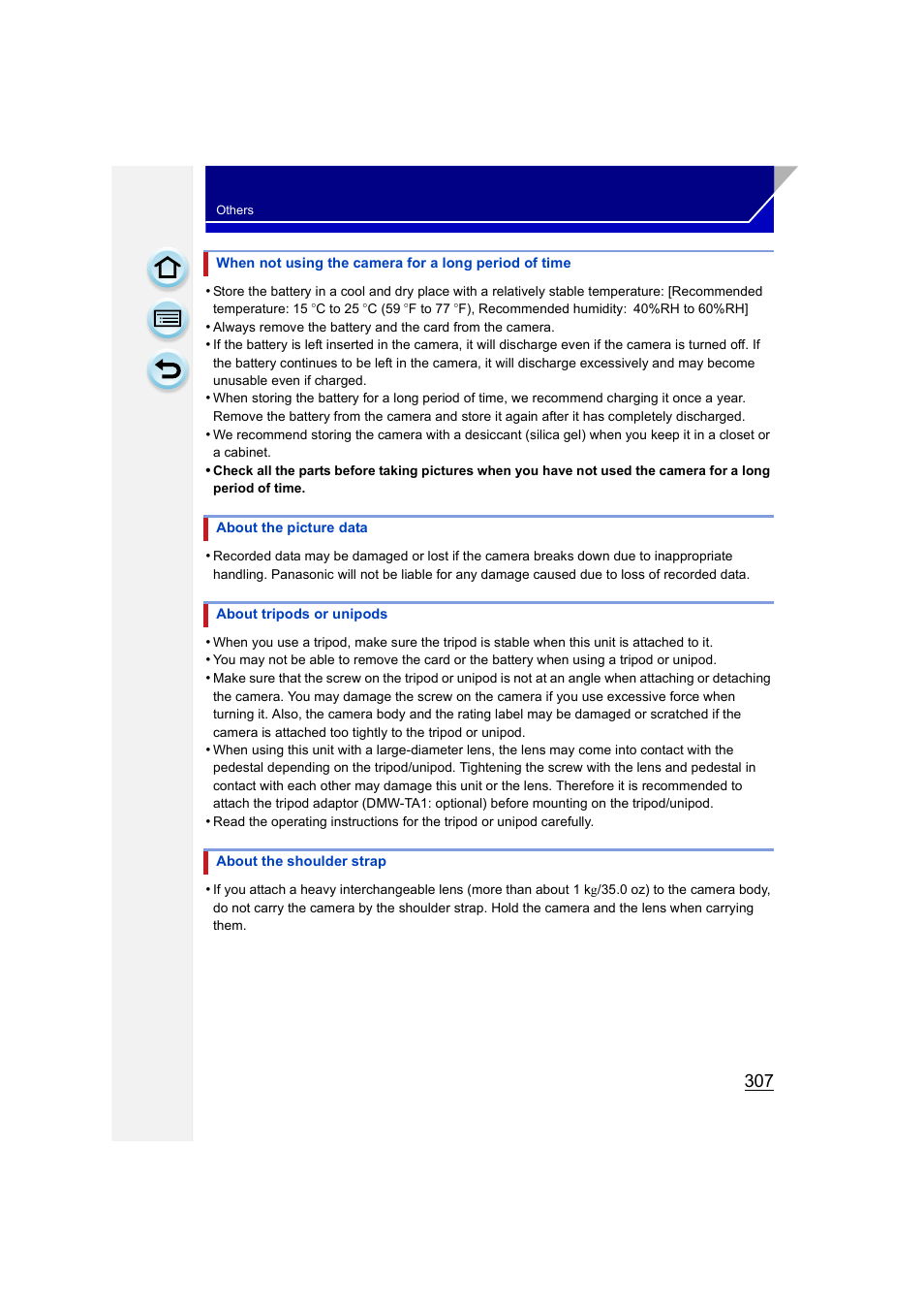 P307) | Panasonic DMC-GH3KBODY User Manual | Page 307 / 319