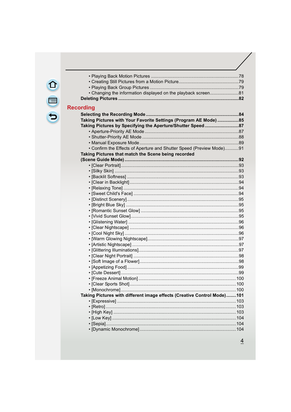 Panasonic DMC-GH3KBODY User Manual | Page 4 / 319