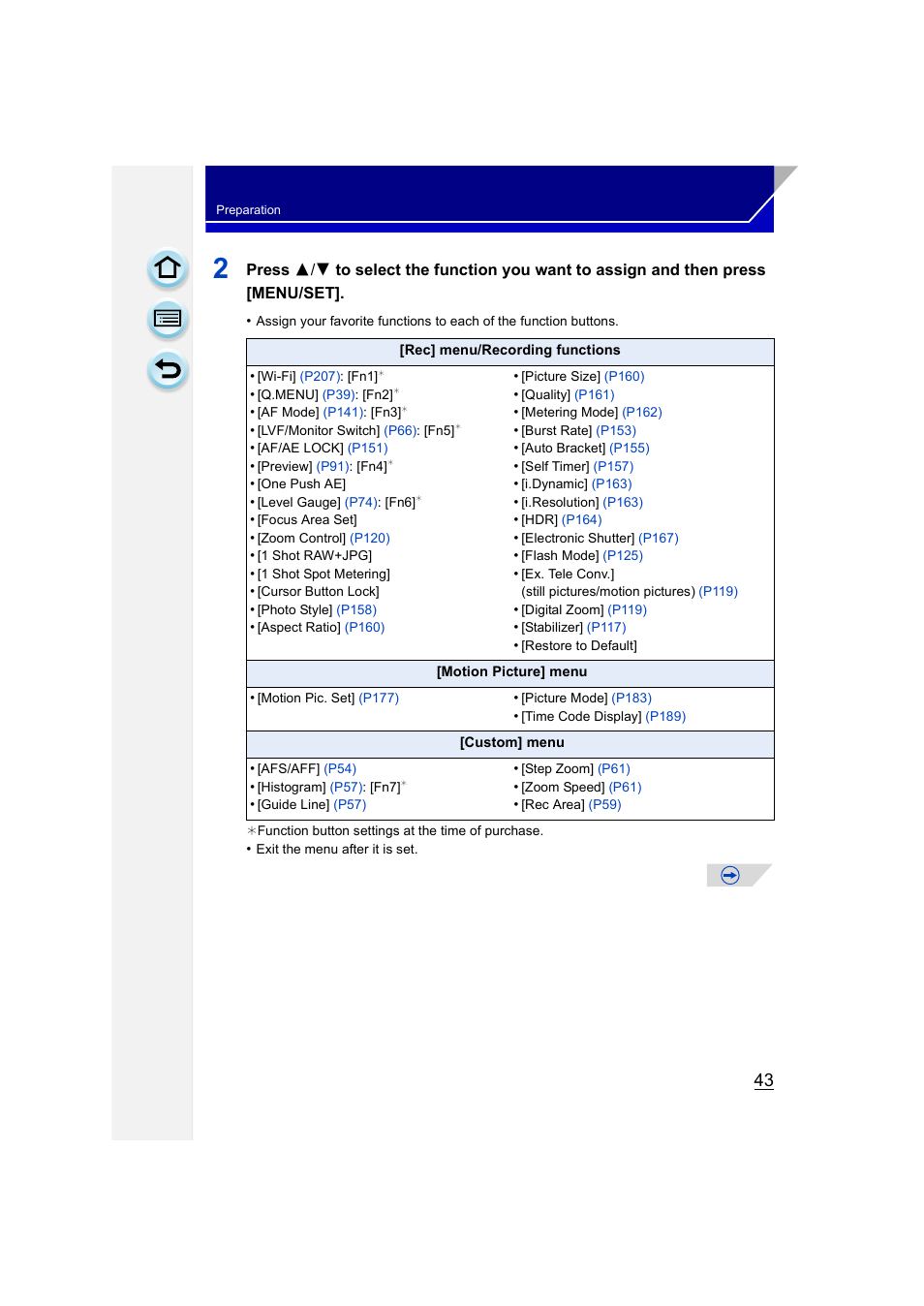 Panasonic DMC-GH3KBODY User Manual | Page 43 / 319