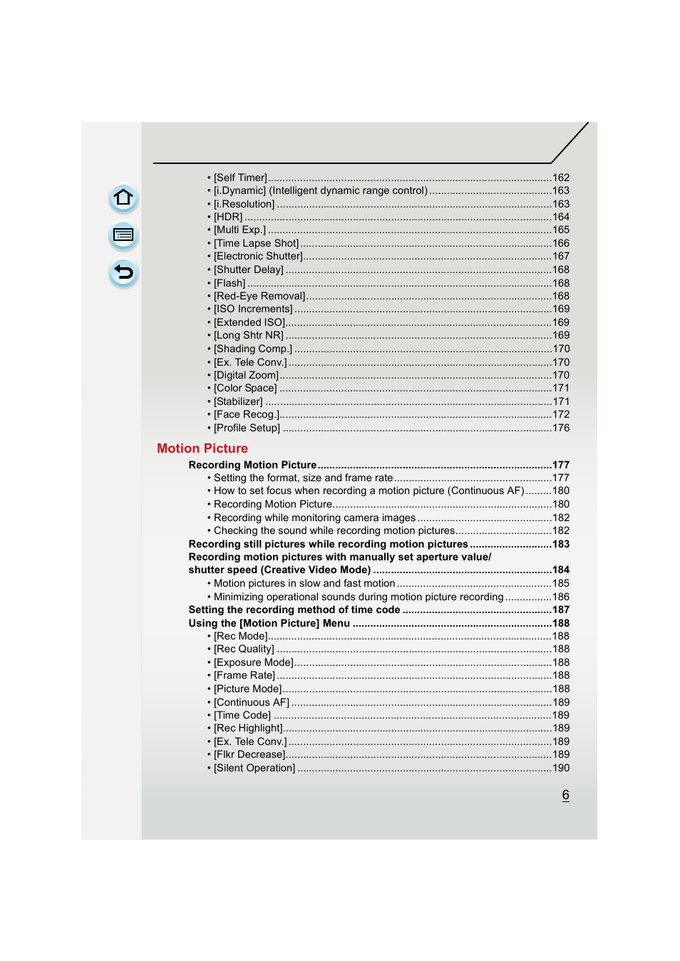 Panasonic DMC-GH3KBODY User Manual | Page 6 / 319