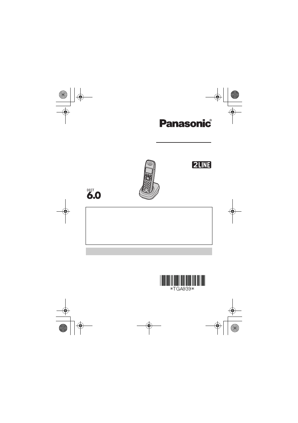 Panasonic KX-TGA939T User Manual | 16 pages