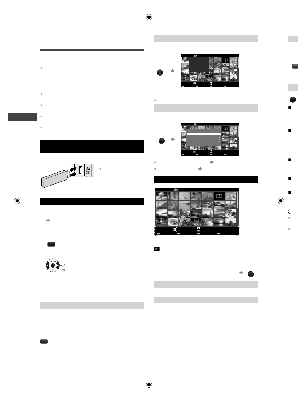 Using media player, Starting media player, Start media player | Select the mode, Photo mode | Panasonic TC-32A400U User Manual | Page 16 / 33