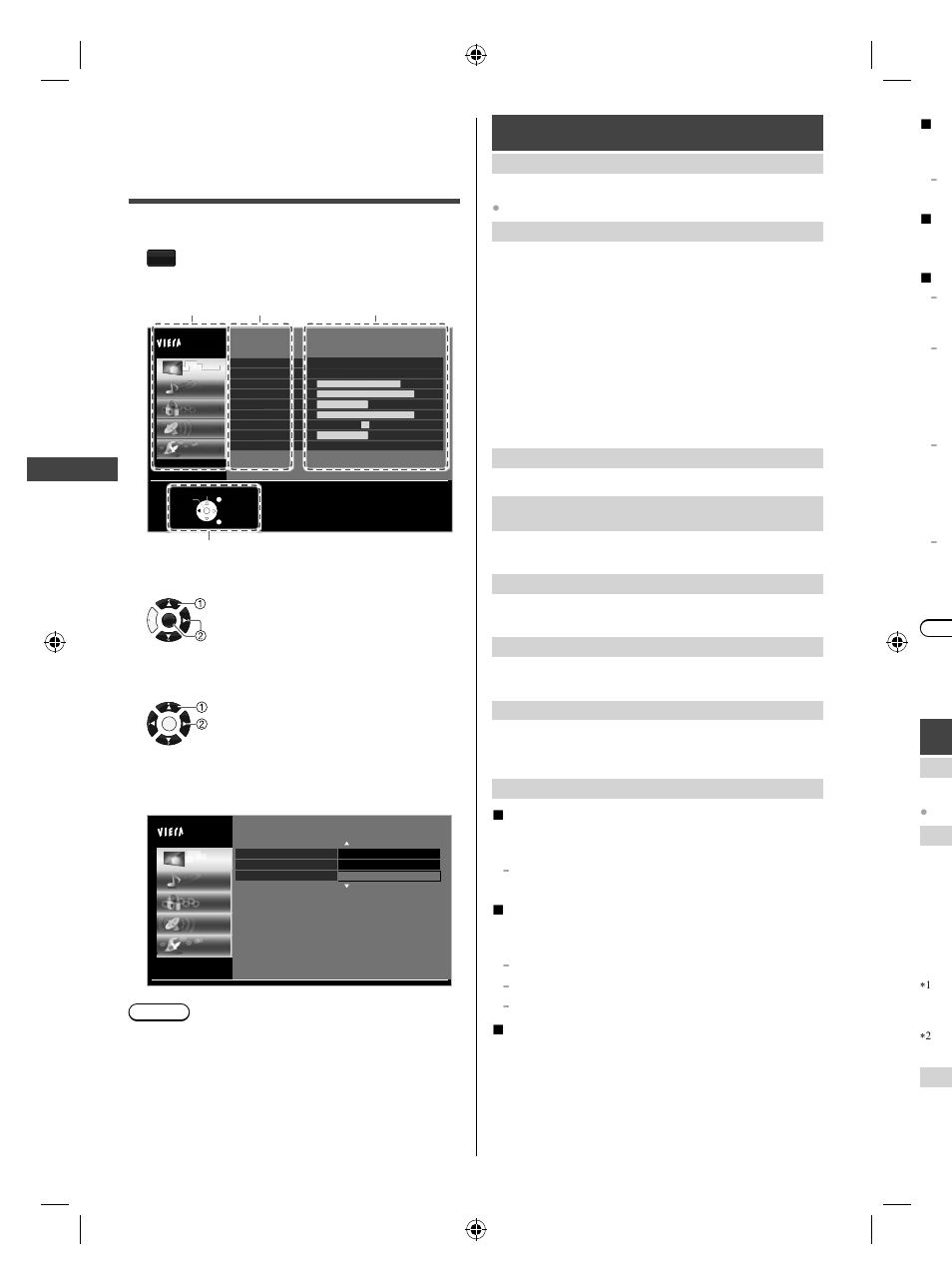 Using the menu functions, Picture, Display the menu | Select the menu, Select an item, then change the setting | Panasonic TC-32A400U User Manual | Page 18 / 33