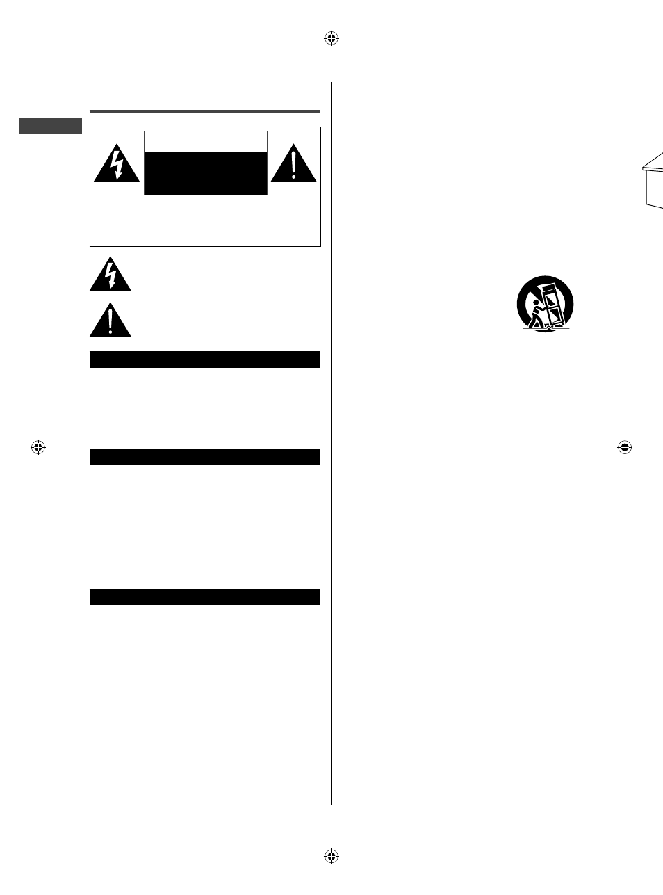 Safety precautions, Caution | Panasonic TC-32A400U User Manual | Page 4 / 33