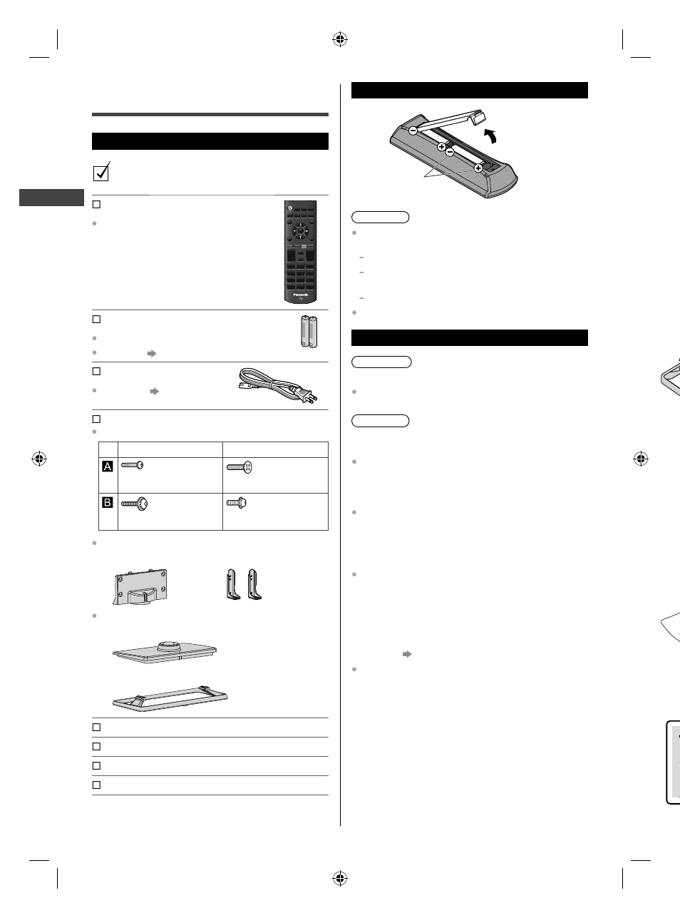 Setting up the tv | Panasonic TC-32A400U User Manual | Page 8 / 33