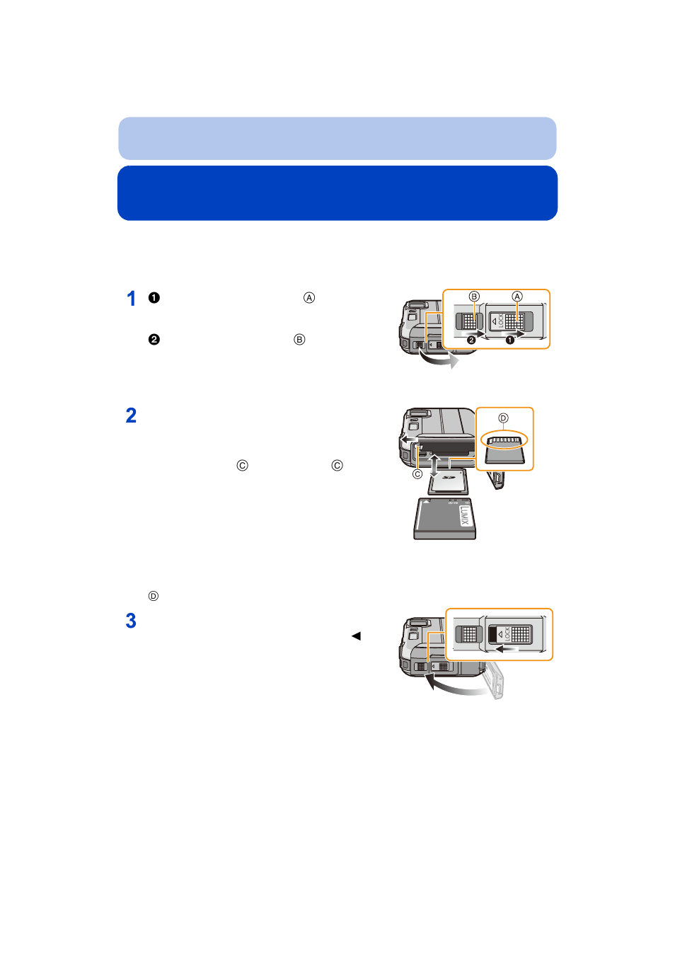 P20), Release lever | Panasonic DMC-TS25R User Manual | Page 20 / 155