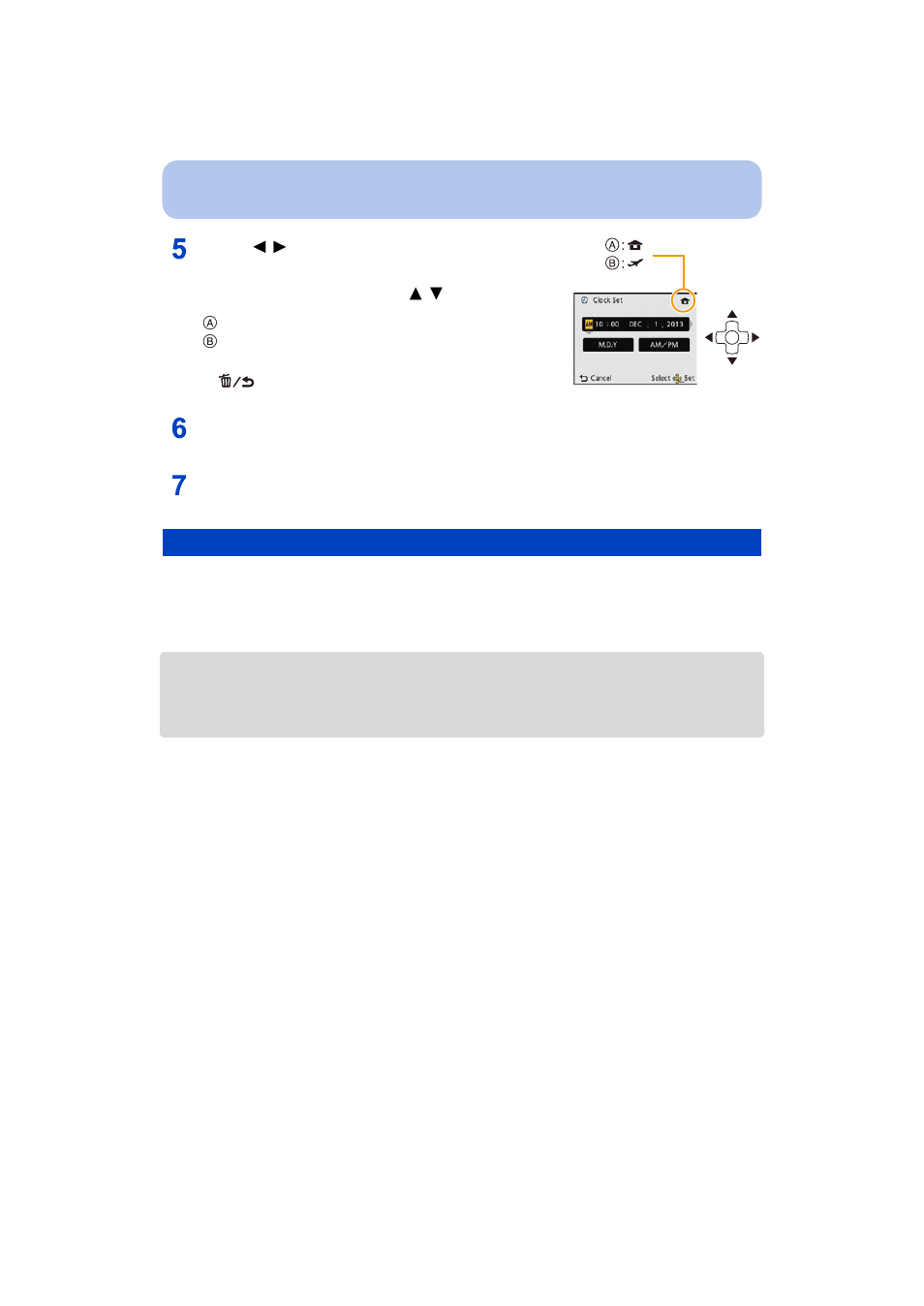 Changing the clock setting | Panasonic DMC-TS25R User Manual | Page 26 / 155