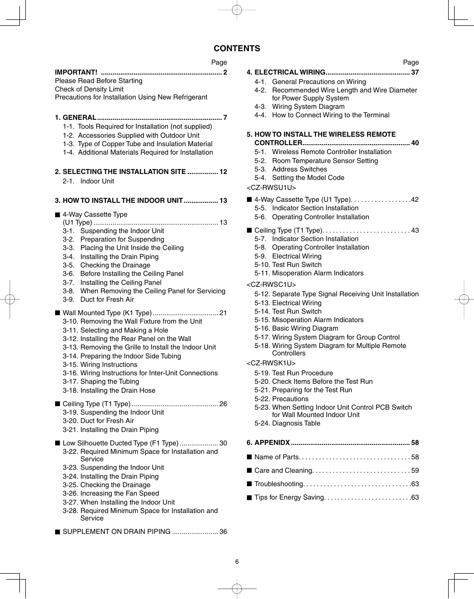 Panasonic 36PET1U6 User Manual | Page 6 / 64