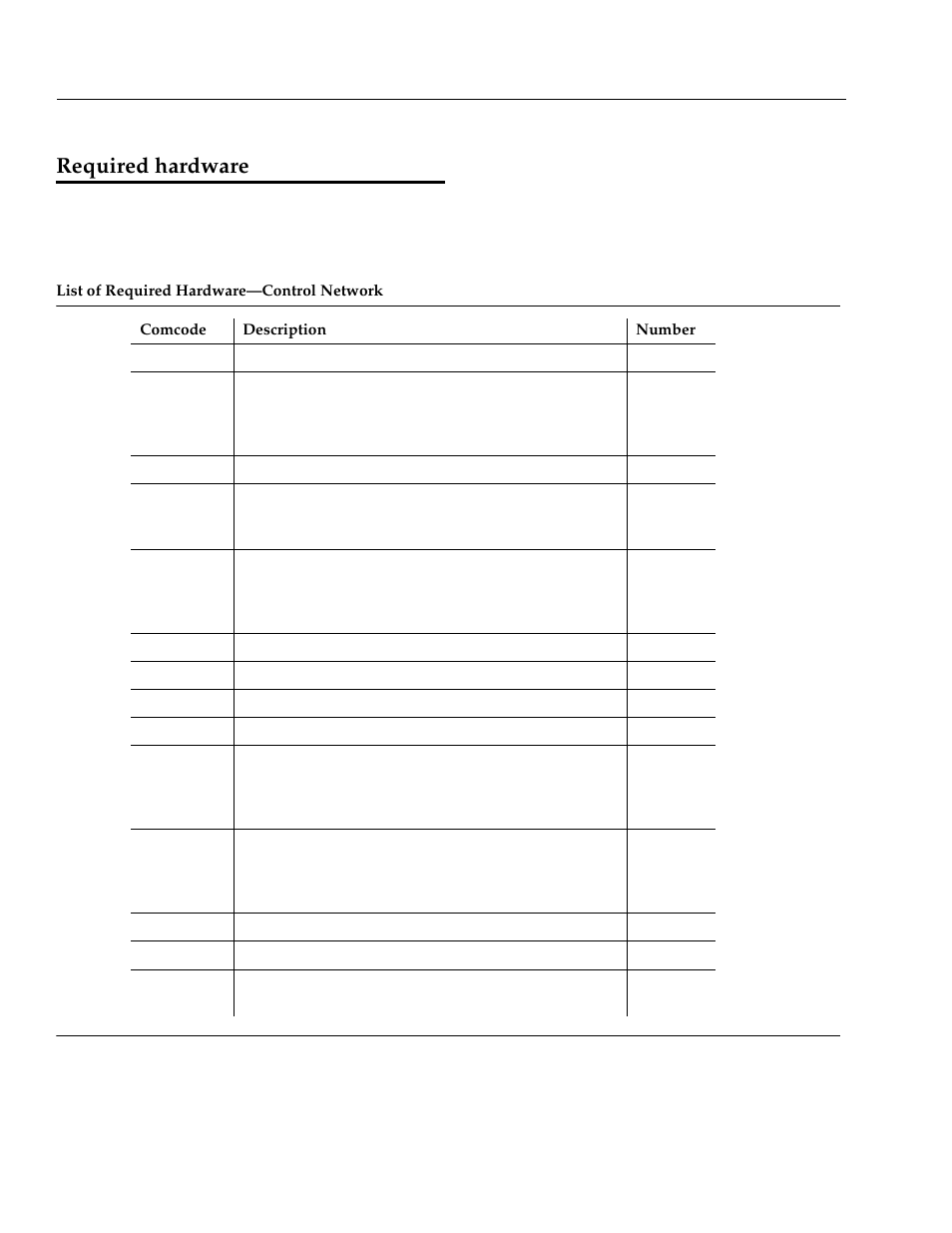 Required hardware | Avaya S8700 User Manual | Page 4 / 8
