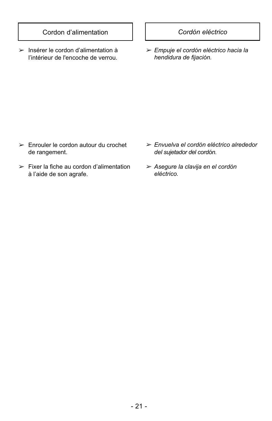 Panasonic MC-GG523 User Manual | Page 21 / 60