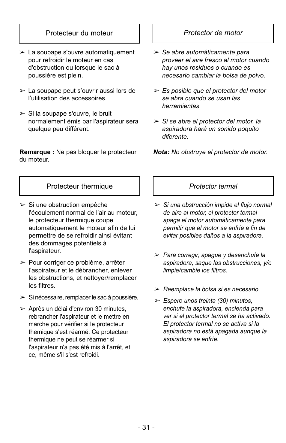 Panasonic MC-GG523 User Manual | Page 31 / 60