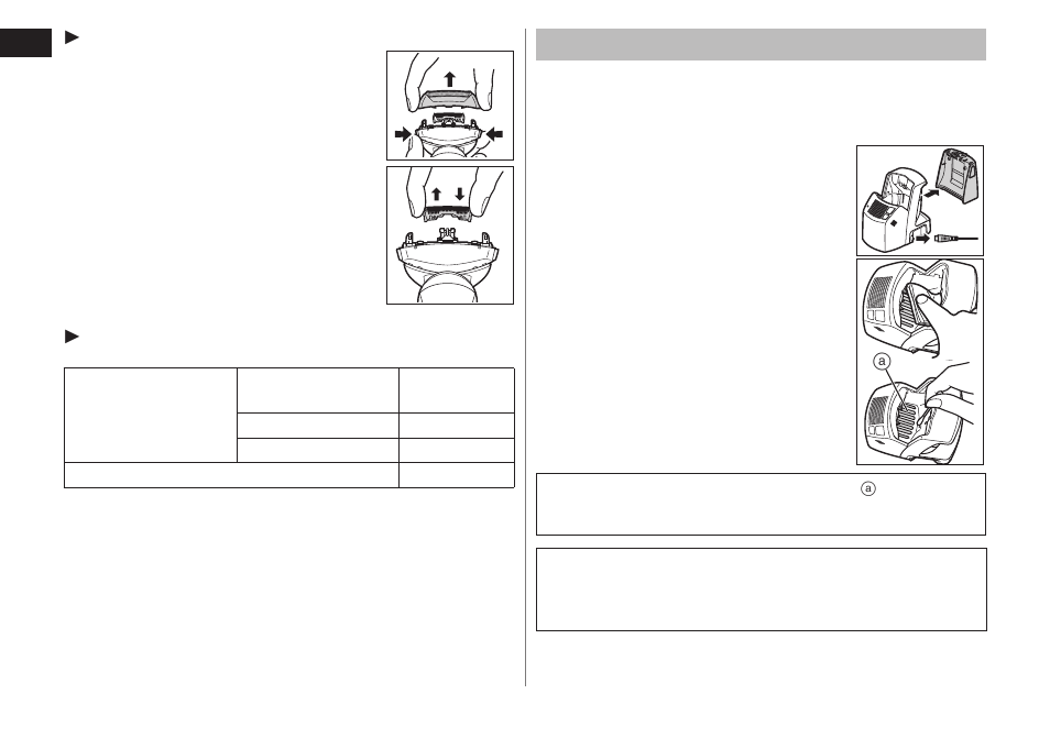 Cleaningtheself‑cleaningrecharger | Panasonic ES-LV81-K User Manual | Page 12 / 44