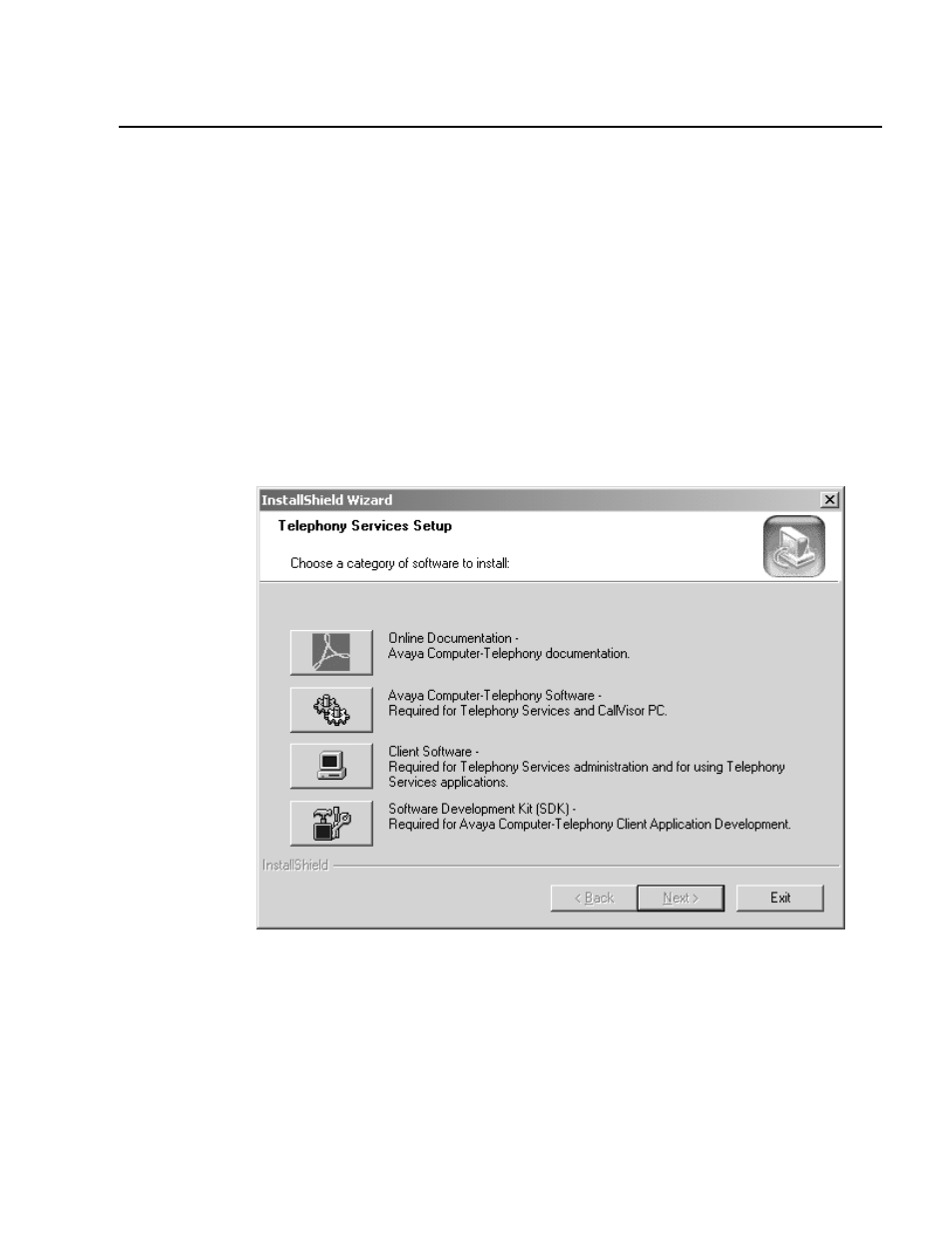 Installing the windows client software | Avaya 1.3 User Manual | Page 101 / 256