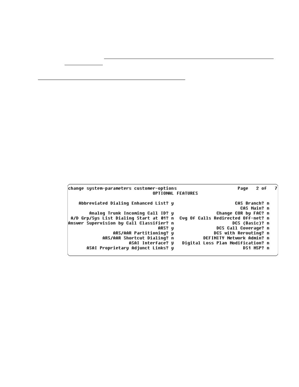 Task 1: definity ecs and, Definity prologix — administering a link | Avaya 1.3 User Manual | Page 227 / 256