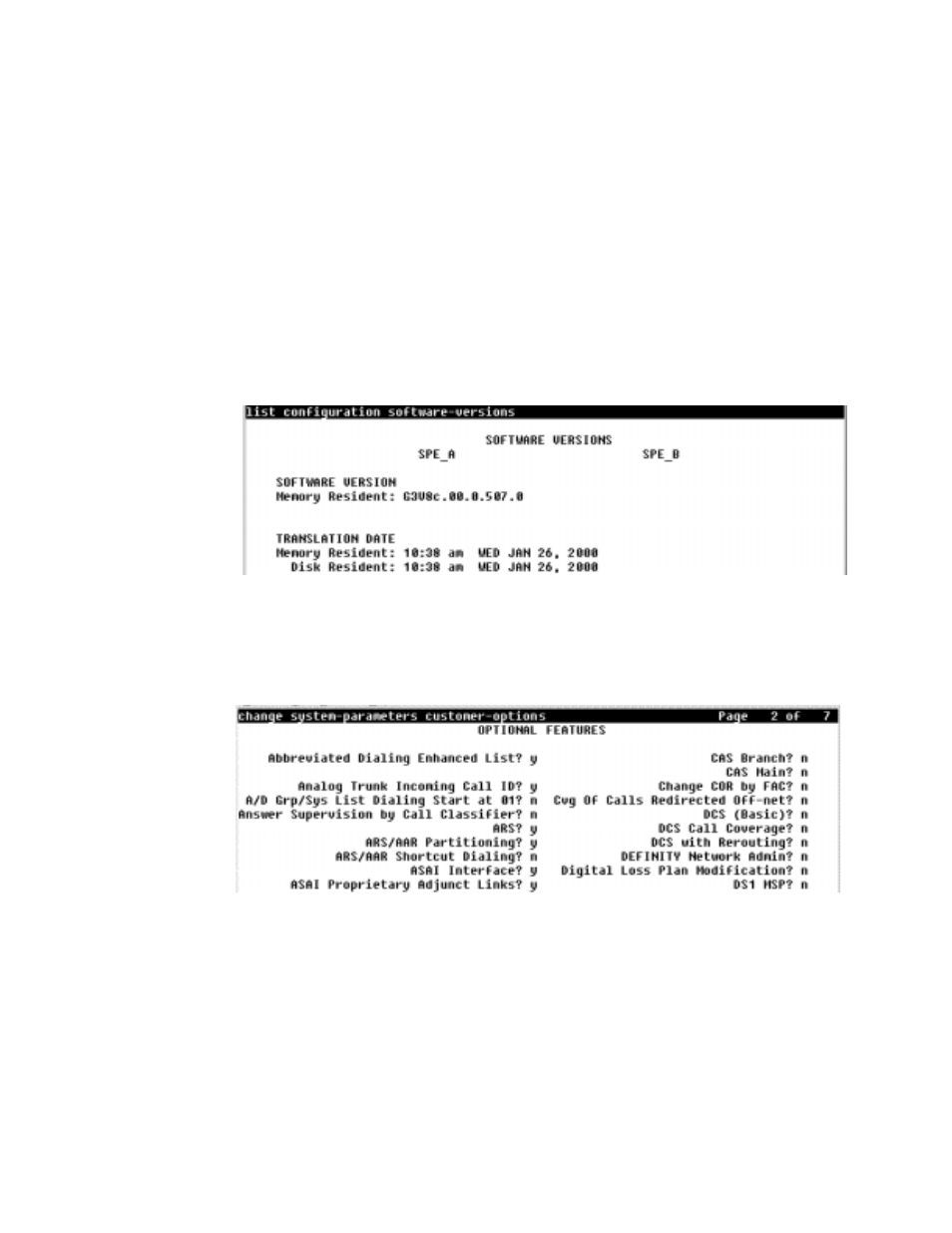 Procedure for setting up tn799 c-lan, To definity one (option 2) | Avaya 1.3 User Manual | Page 243 / 256