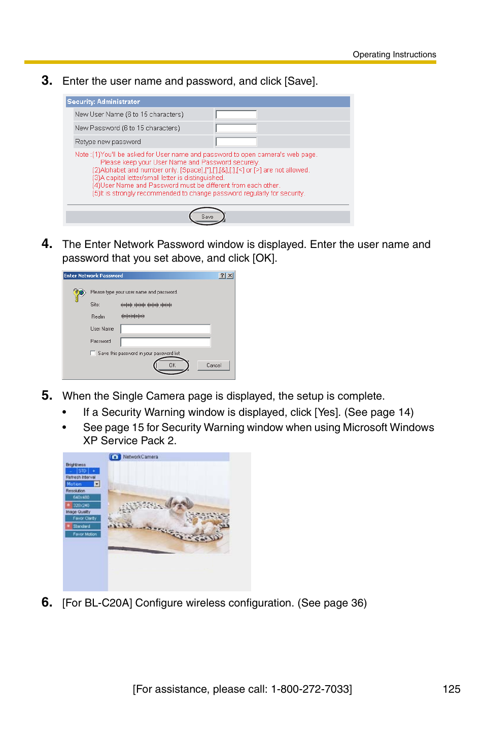 Panasonic BL-C1A User Manual | Page 125 / 141