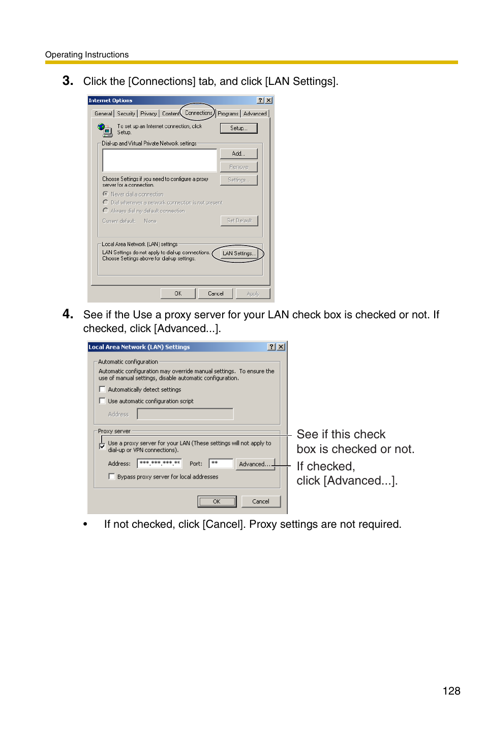 Panasonic BL-C1A User Manual | Page 128 / 141
